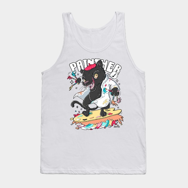 Painther painter panther pun Tank Top by SPIRIMAL